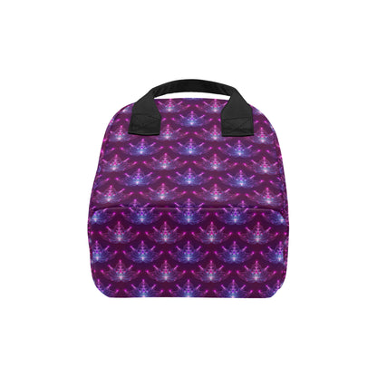 lotus Pattern Print Design LO01 Insulated Lunch Bag