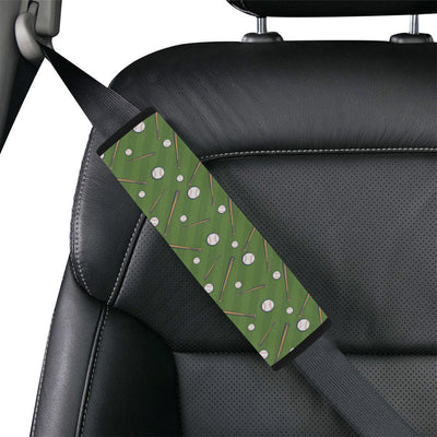 Baseball Pattern Print Design 02 Car Seat Belt Cover