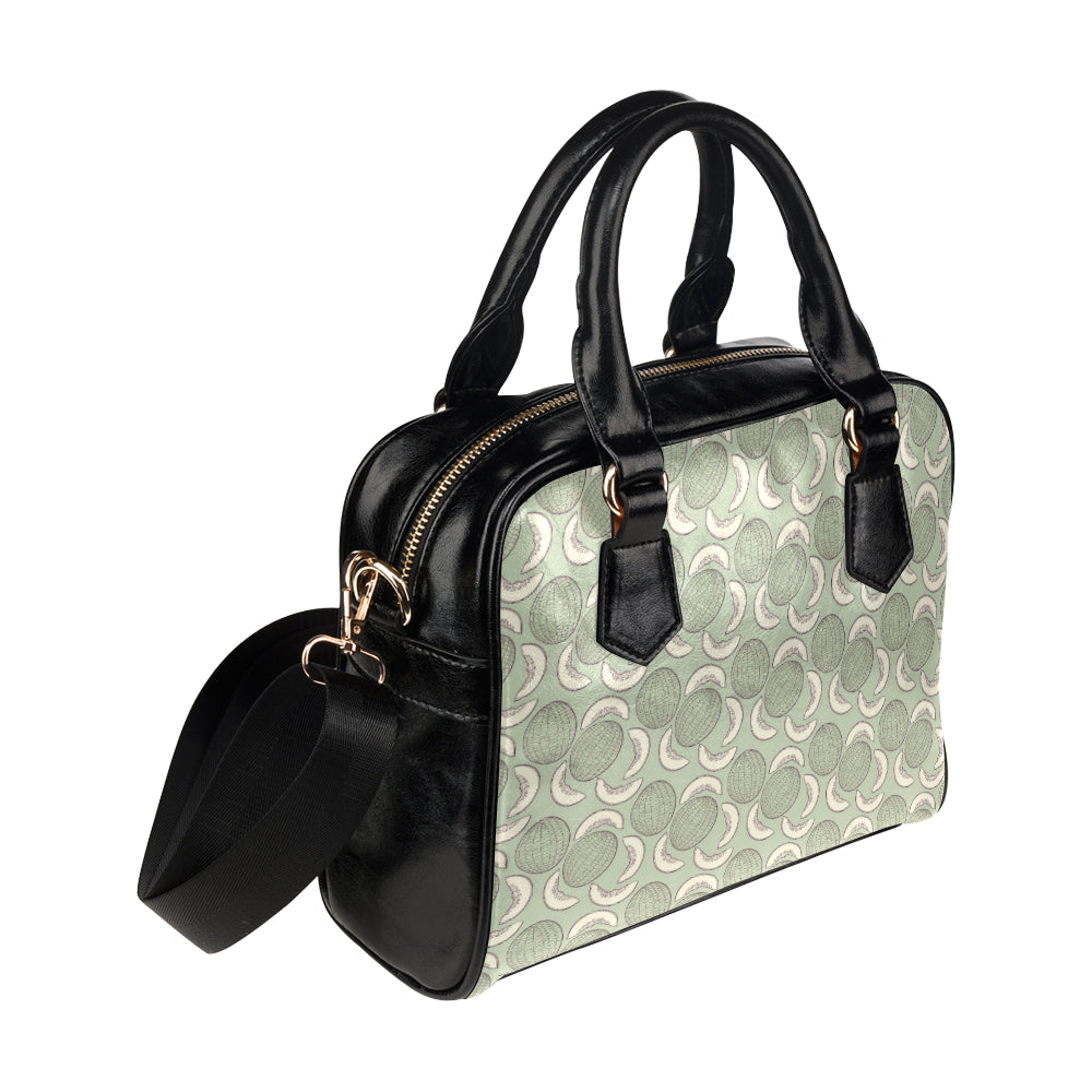 Cantaloupe Pattern Print Design 01 Shoulder Handbag