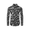 Anchor Black White Men's Long Sleeve Shirt