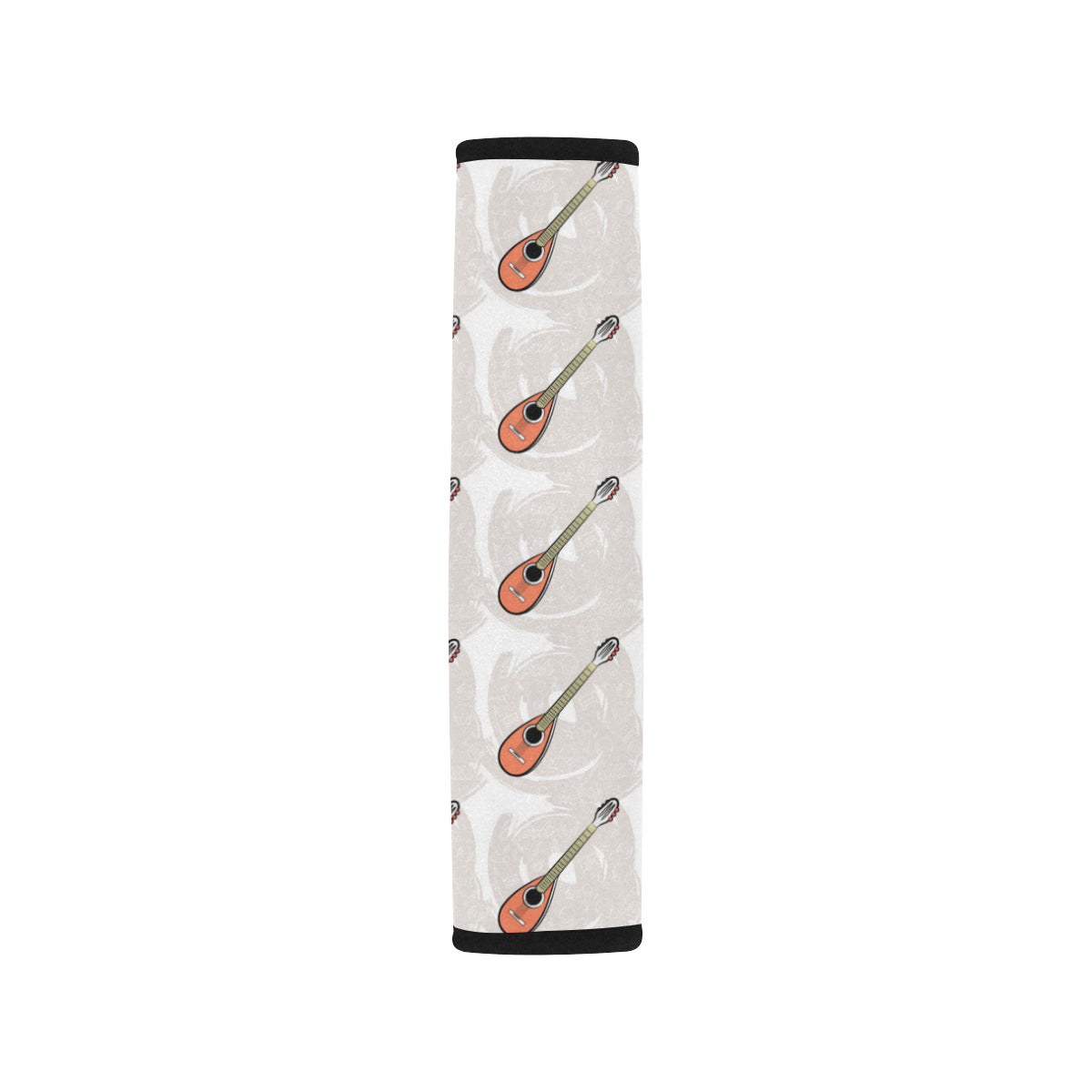 Mandolin Pattern Print Design 03 Car Seat Belt Cover