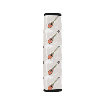 Mandolin Pattern Print Design 03 Car Seat Belt Cover