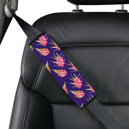 Dragonfruit Pattern Print Design DF02 Car Seat Belt Cover