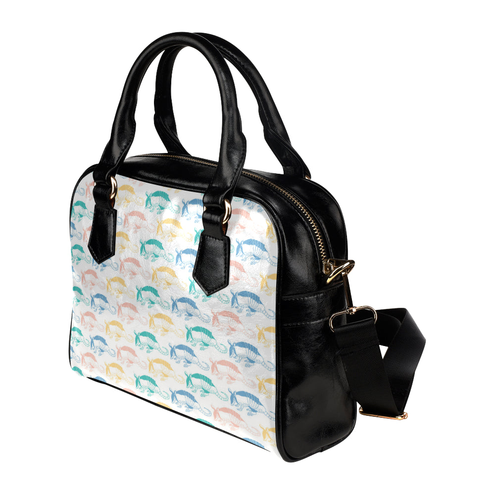 Armadillo Pattern Print Design 05 Shoulder Handbag