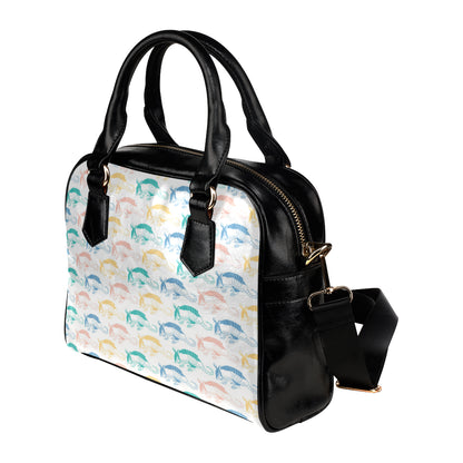 Armadillo Pattern Print Design 05 Shoulder Handbag