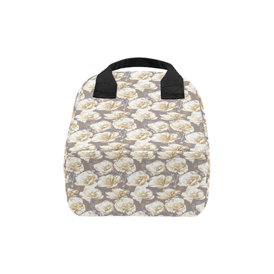 Anemone Pattern Print Design AM05 Insulated Lunch Bag
