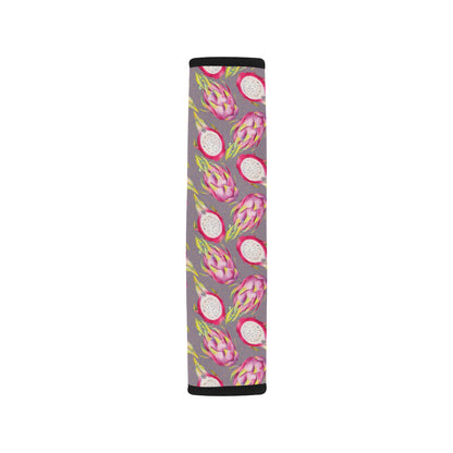 Dragonfruit Pattern Print Design DF03 Car Seat Belt Cover