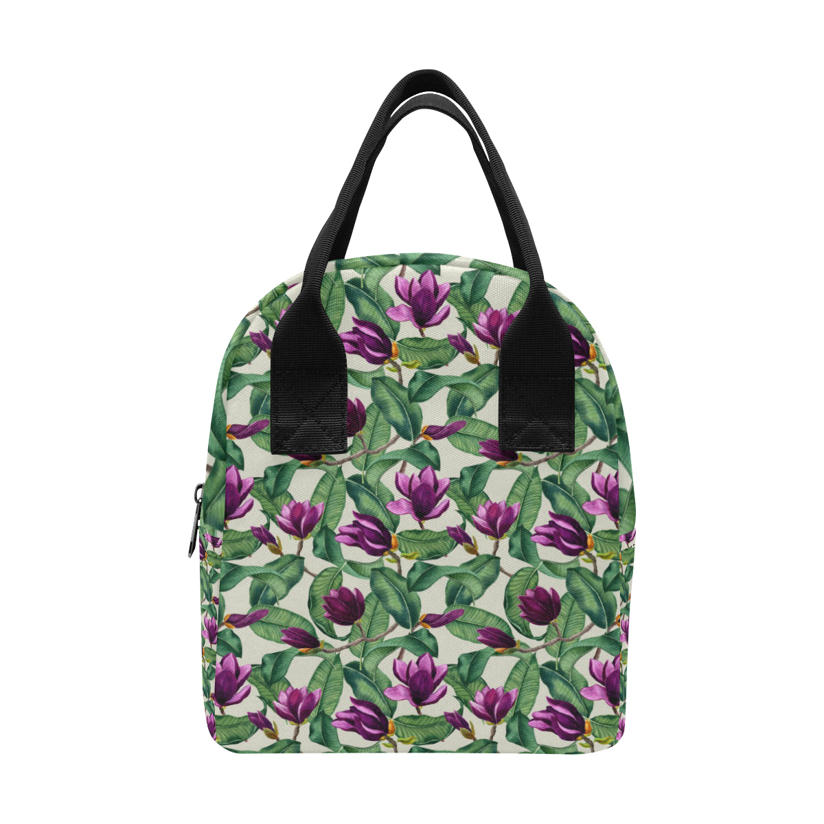 Magnolia Pattern Print Design MAG07 Insulated Lunch Bag