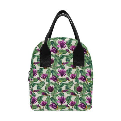 Magnolia Pattern Print Design MAG07 Insulated Lunch Bag