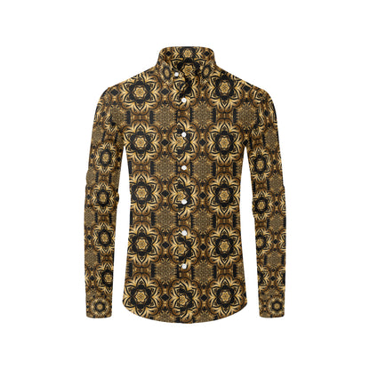 Celtic Pattern Print Design 07 Men's Long Sleeve Shirt
