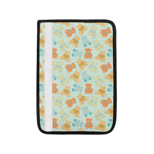 Bear Pattern Print Design 02 Car Seat Belt Cover