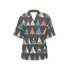 Tribal native american tent Aztec Women's Hawaiian Shirt