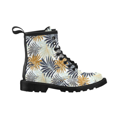 Colorful Tropical Palm Leaves Women's Boots