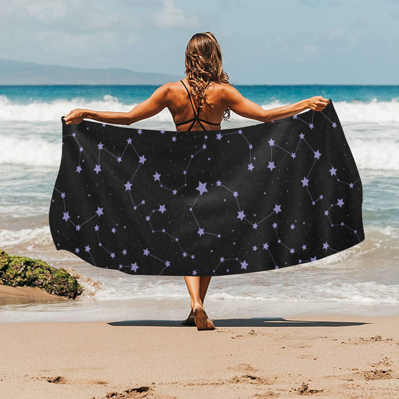 Star Print Design LKS303 Beach Towel 32" x 71"