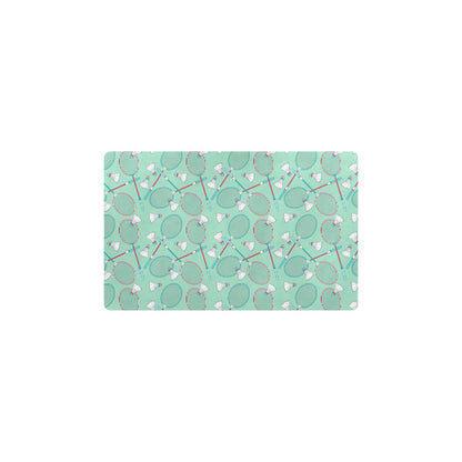 Badminton Pattern Print Design 05 Kitchen Mat