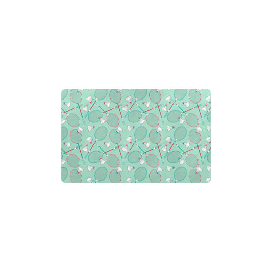 Badminton Pattern Print Design 05 Kitchen Mat