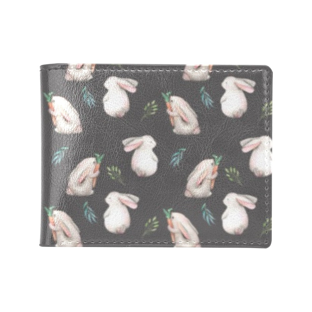 Rabbit Print Design LKS402 Men's ID Card Wallet