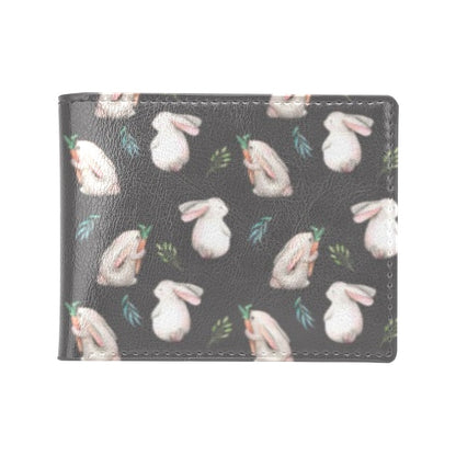 Rabbit Print Design LKS402 Men's ID Card Wallet