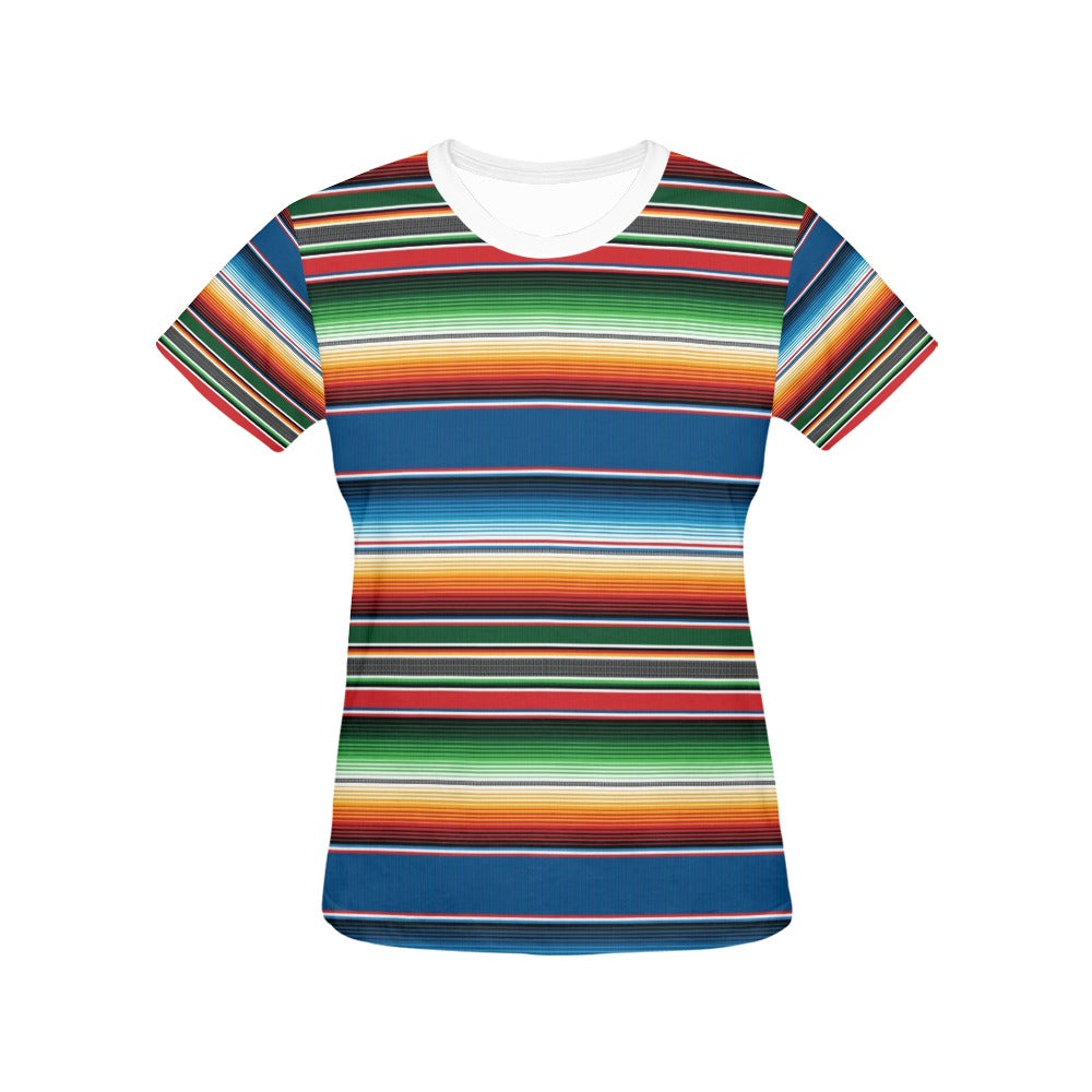Serape Print Design LKS303 Women's  T-shirt
