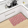 Bull Terriers Pattern Print Design 09 Kitchen Mat