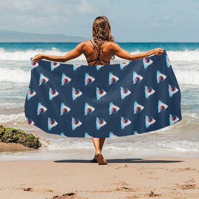 Shark Print Design LKS3010 Beach Towel 32" x 71"