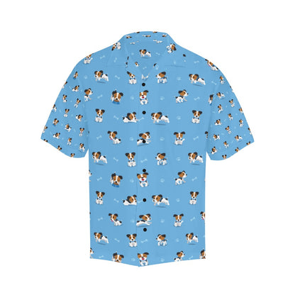 Russell Terriers Print Design LKS3010 Men's Hawaiian Shirt