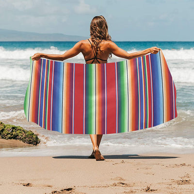 Serape Print Design LKS304 Beach Towel 32" x 71"