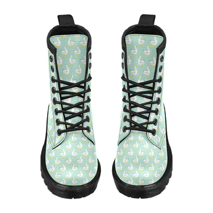 Goose Print Design LKS404 Women's Boots