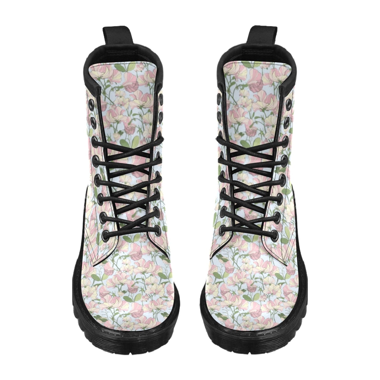 Sweet Pea Print Design LKS304 Women's Boots