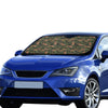 Tiger Pattern Print Design LKS303 Car front Windshield Sun Shade