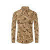 ACU Desert Digital Pattern Print Design 01 Men's Long Sleeve Shirt