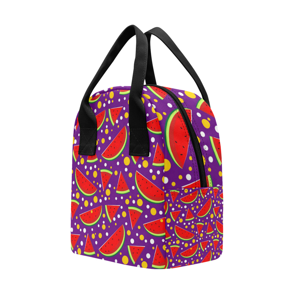 Watermelon Pattern Print Design WM010 Insulated Lunch Bag
