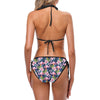 Flamingo Hibiscus Print Bikini