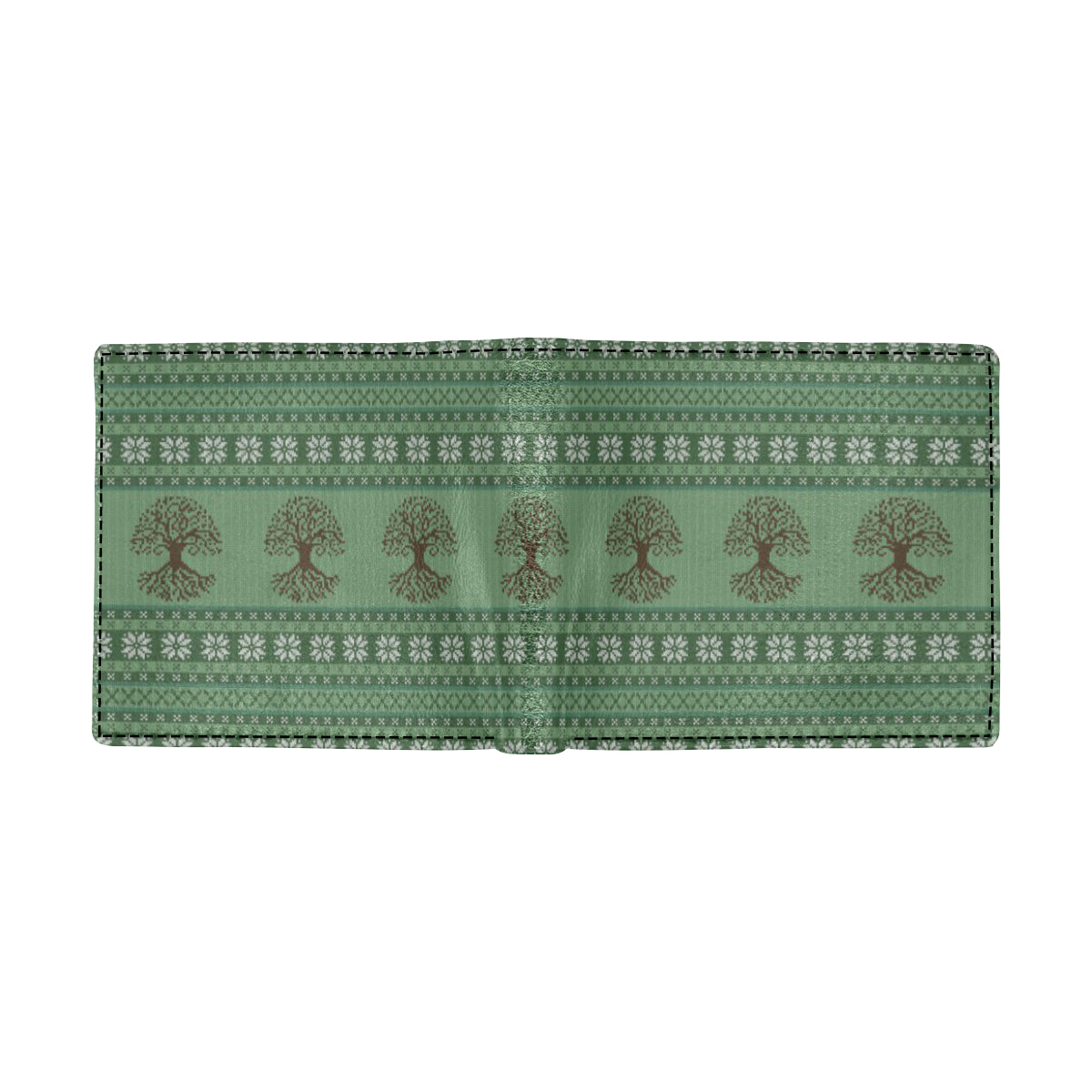 Celtic Pattern Print Design 09 Men's ID Card Wallet