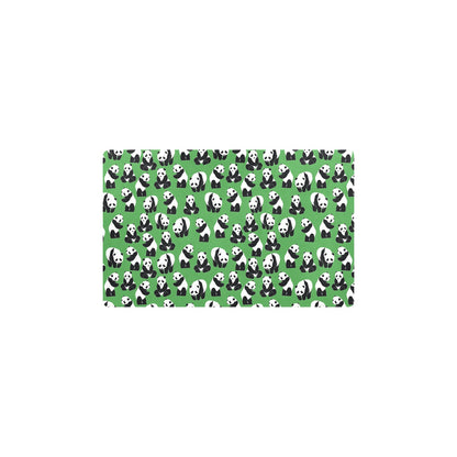 Panda Bear Pattern Themed Print Kitchen Mat