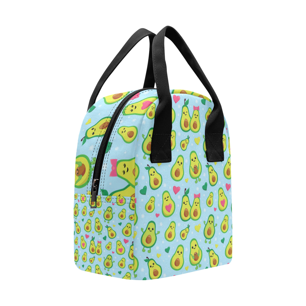 Avocado Pattern Print Design AC09 Insulated Lunch Bag