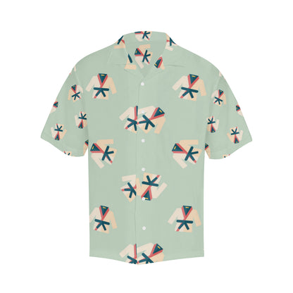 Karate Pattern Print Design 02 Men's Hawaiian Shirt