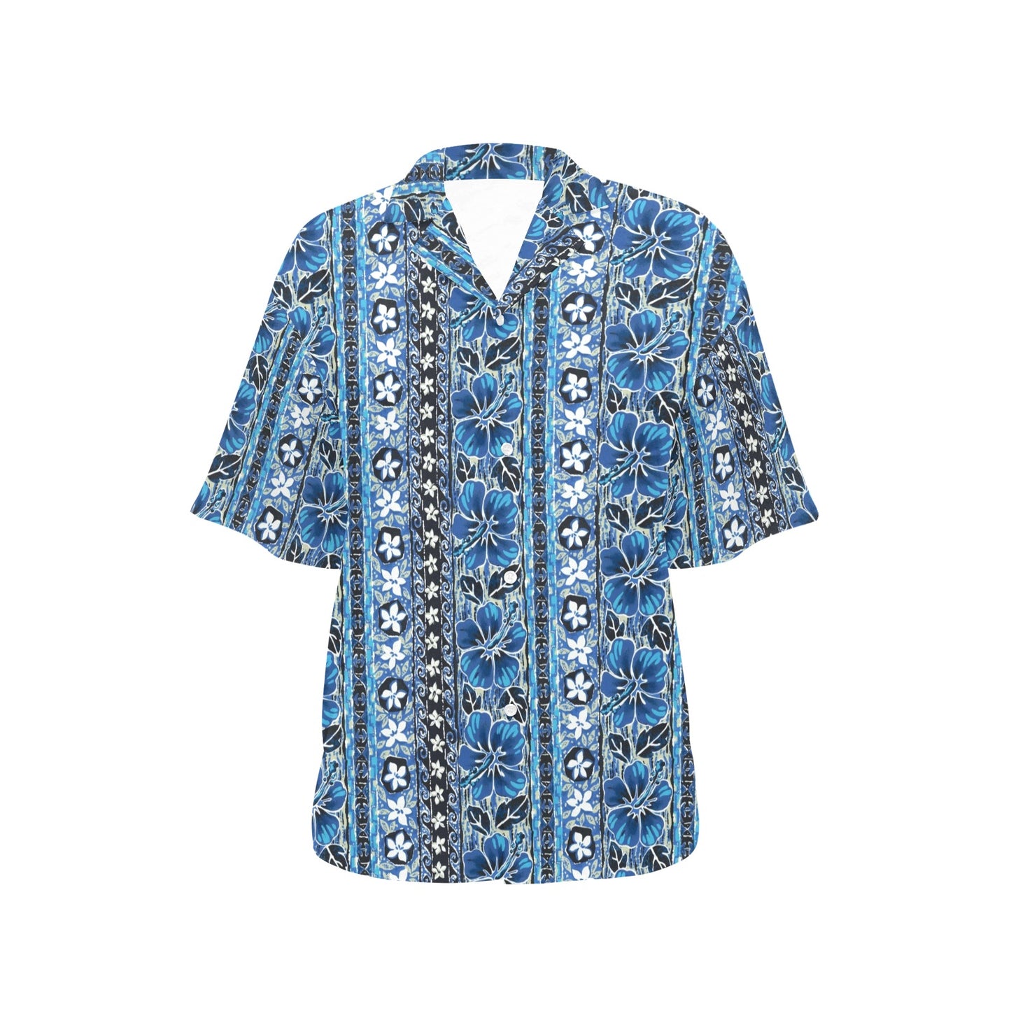 Hawaiian Themed Pattern Print Design H012 Women's Hawaiian Shirt