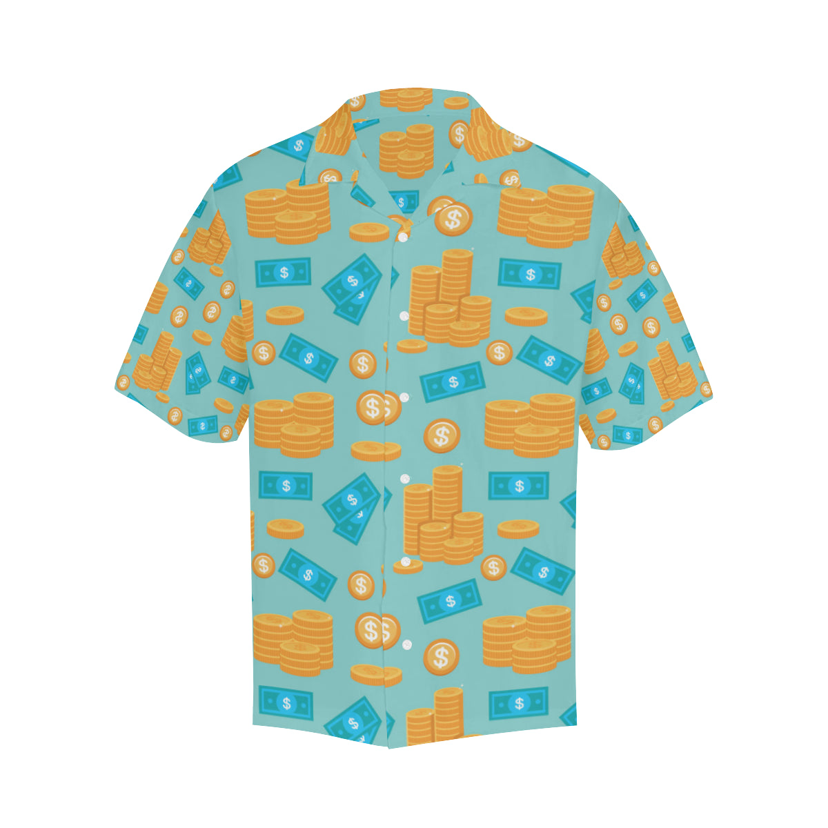 Money Pattern Print Design 03 Men's Hawaiian Shirt