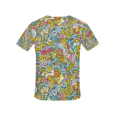 Hippie Print Design LKS301 Women's  T-shirt