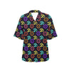 Chakra OM Print Pattern Women's Hawaiian Shirt