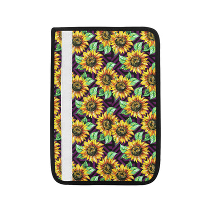 Sunflower Pattern Print Design SF012 Car Seat Belt Cover