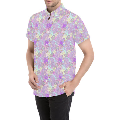 copy Men's Short Sleeve Button Up Shirt