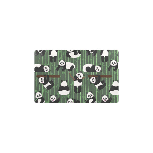 Panda Pattern Print Design A04 Kitchen Mat