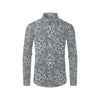 Elegant Floral Print Pattern Men's Long Sleeve Shirt