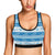 Dolphin Tribal Print Pattern Sports Bra