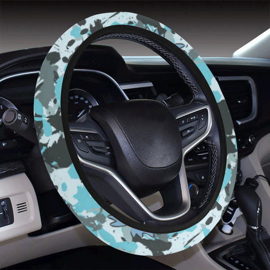 Carnations Pattern Print Design CN04 Steering Wheel Cover with Elastic Edge