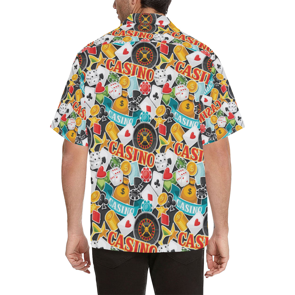 Casino Pattern Print Design 03 Men's Hawaiian Shirt