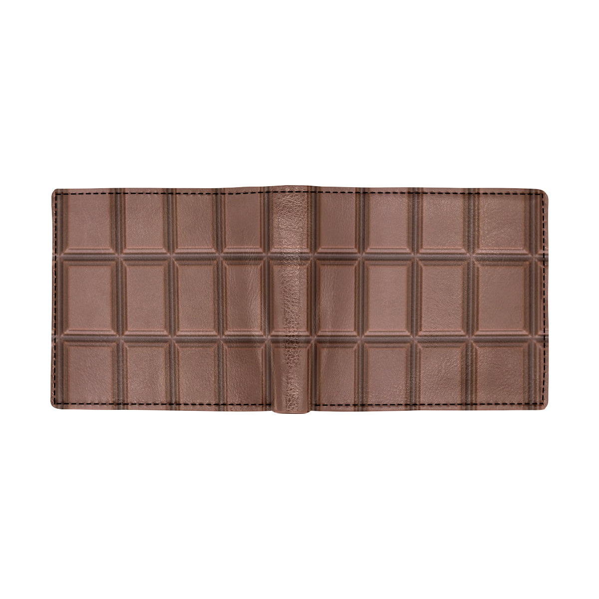 Chocolate Pattern Print Design 03 Men's ID Card Wallet