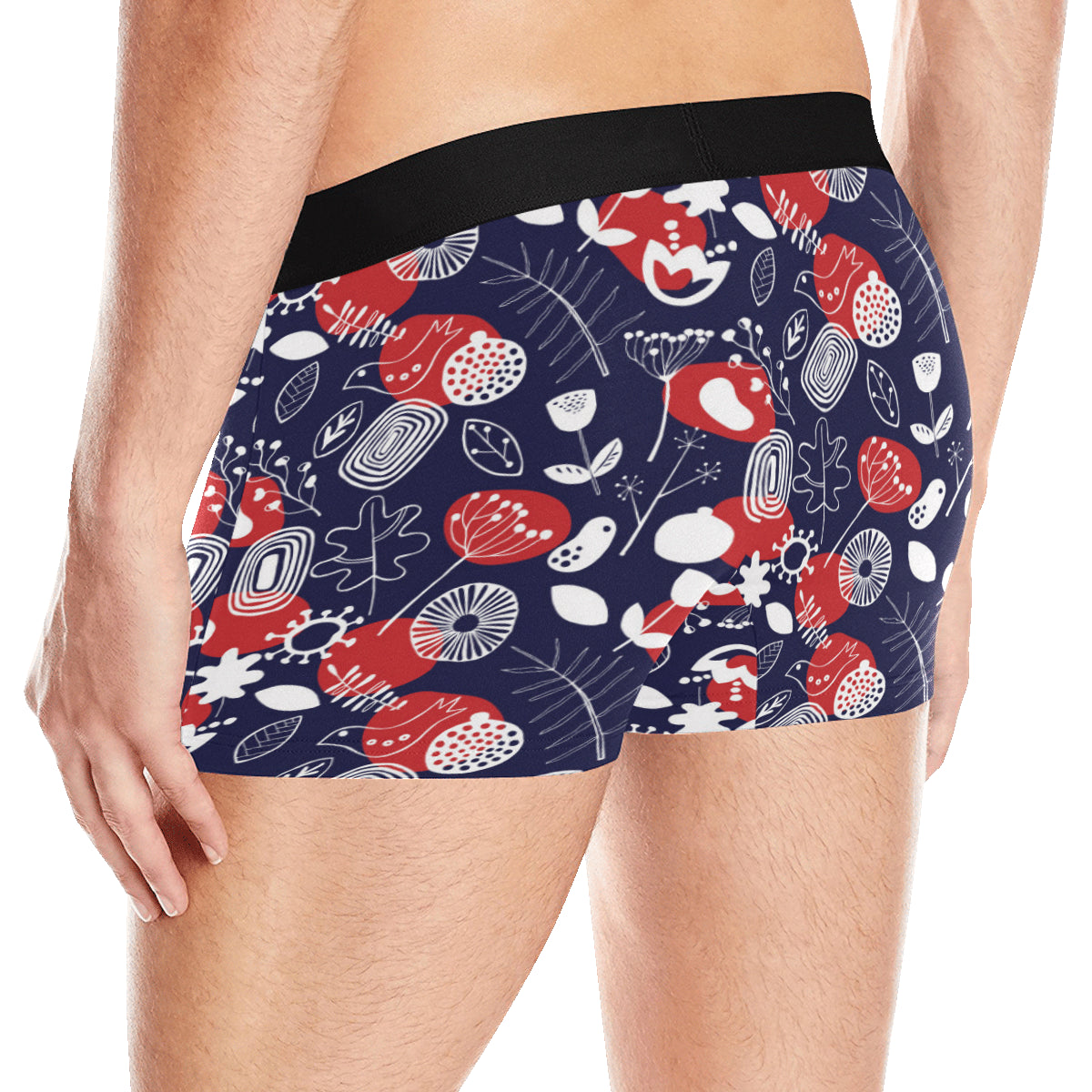 Nordic Pattern Print Design A02 Men's Boxer Briefs
